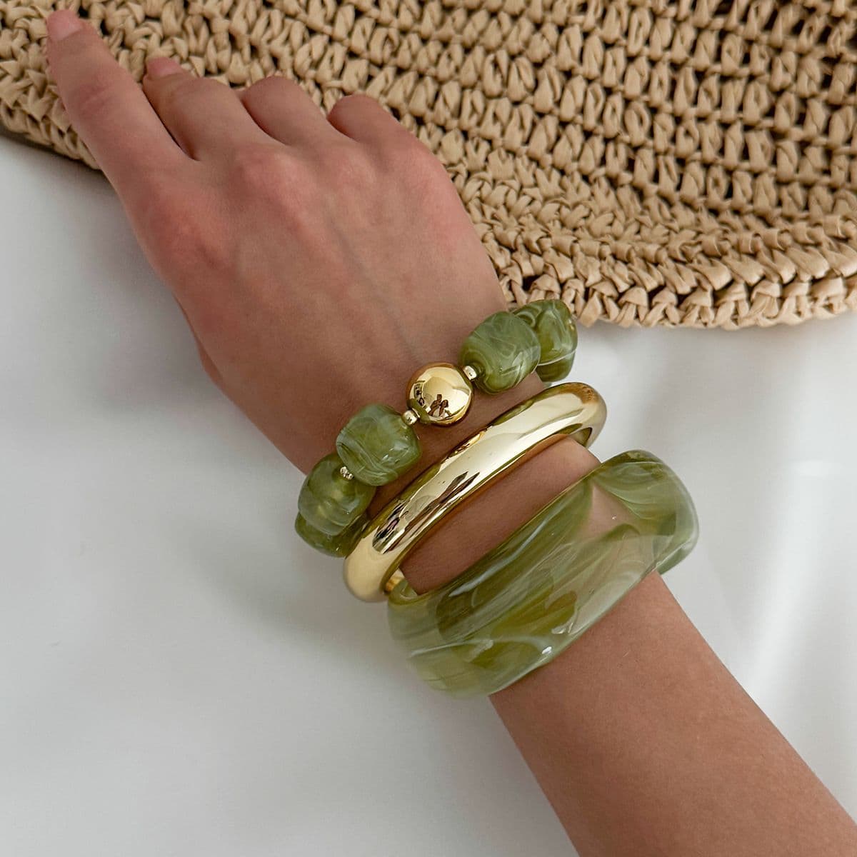 Gold + Green