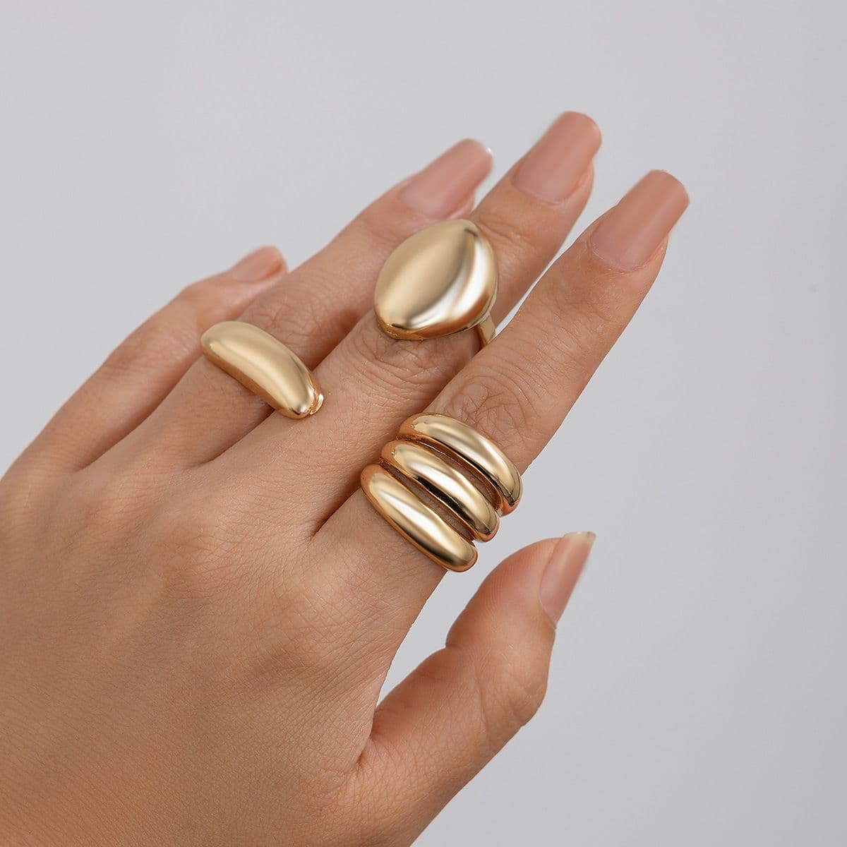 02 Light Gold 3-Piece Set
