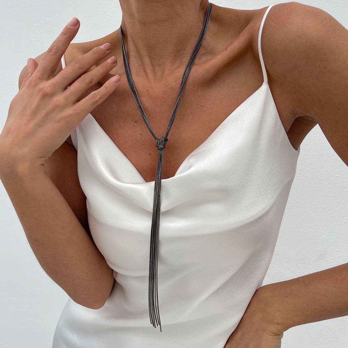 02 Gun Black Necklace