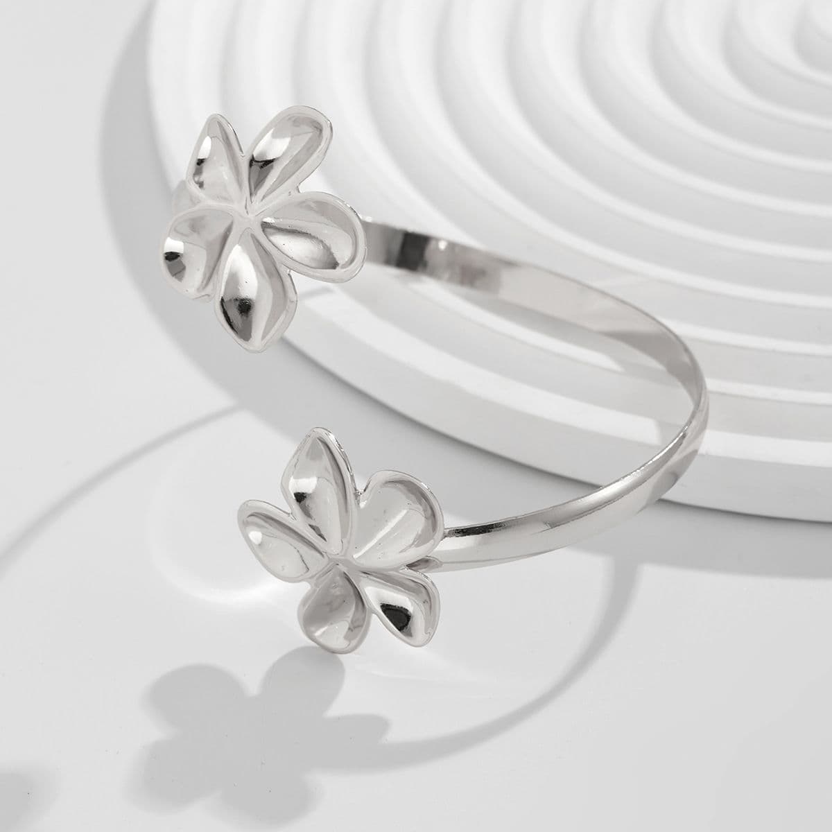 01 White K Arm Bracelet