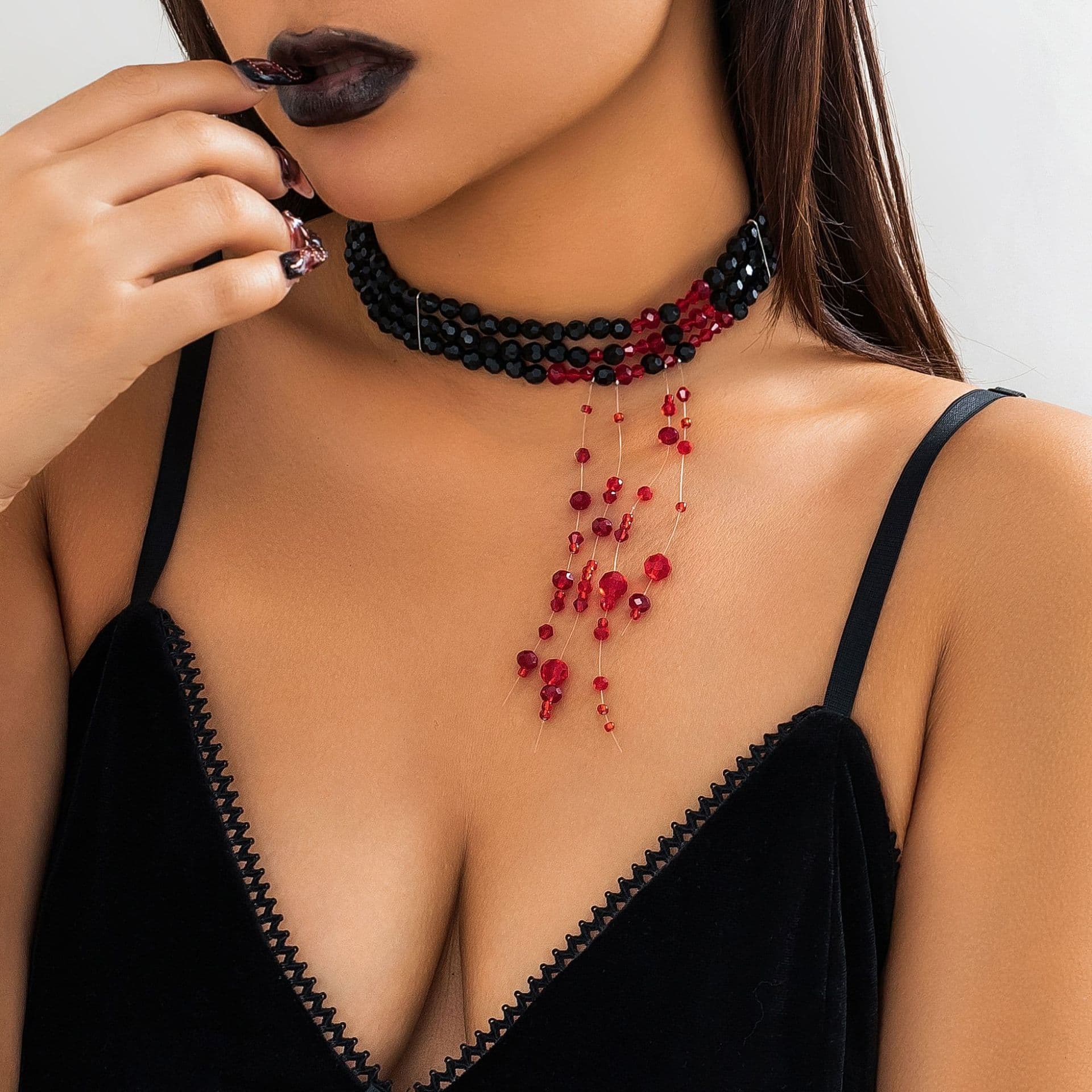 05 White K Necklace