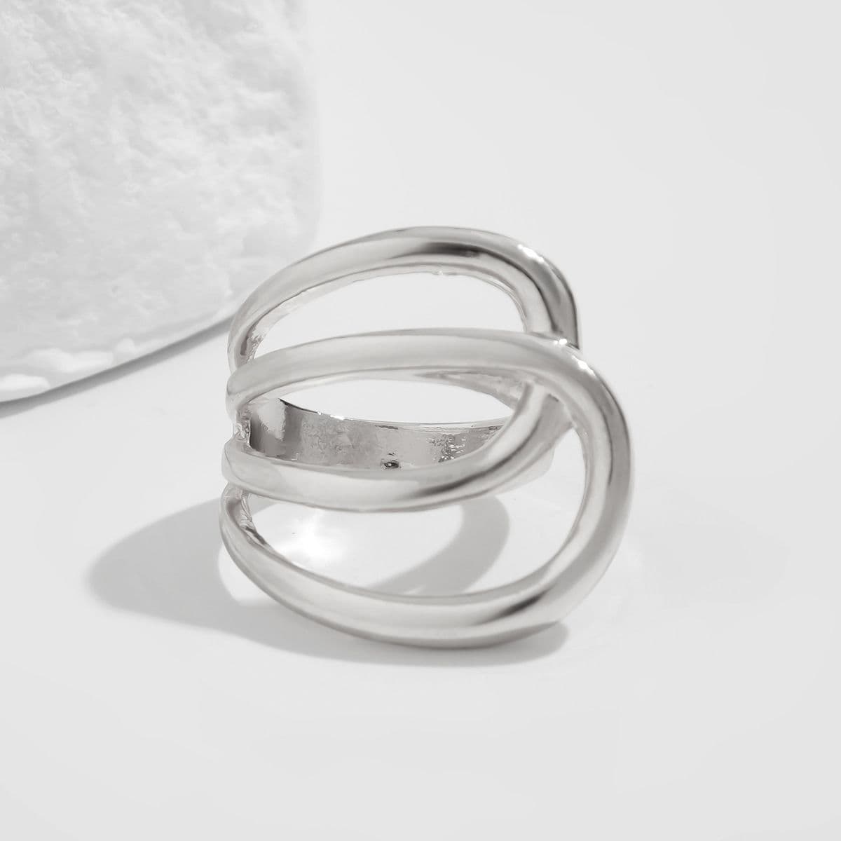 03 White K Ring