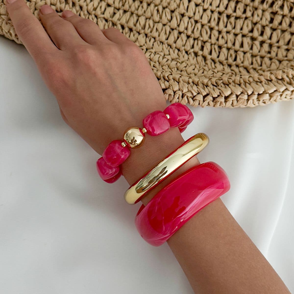 Gold + Magenta
