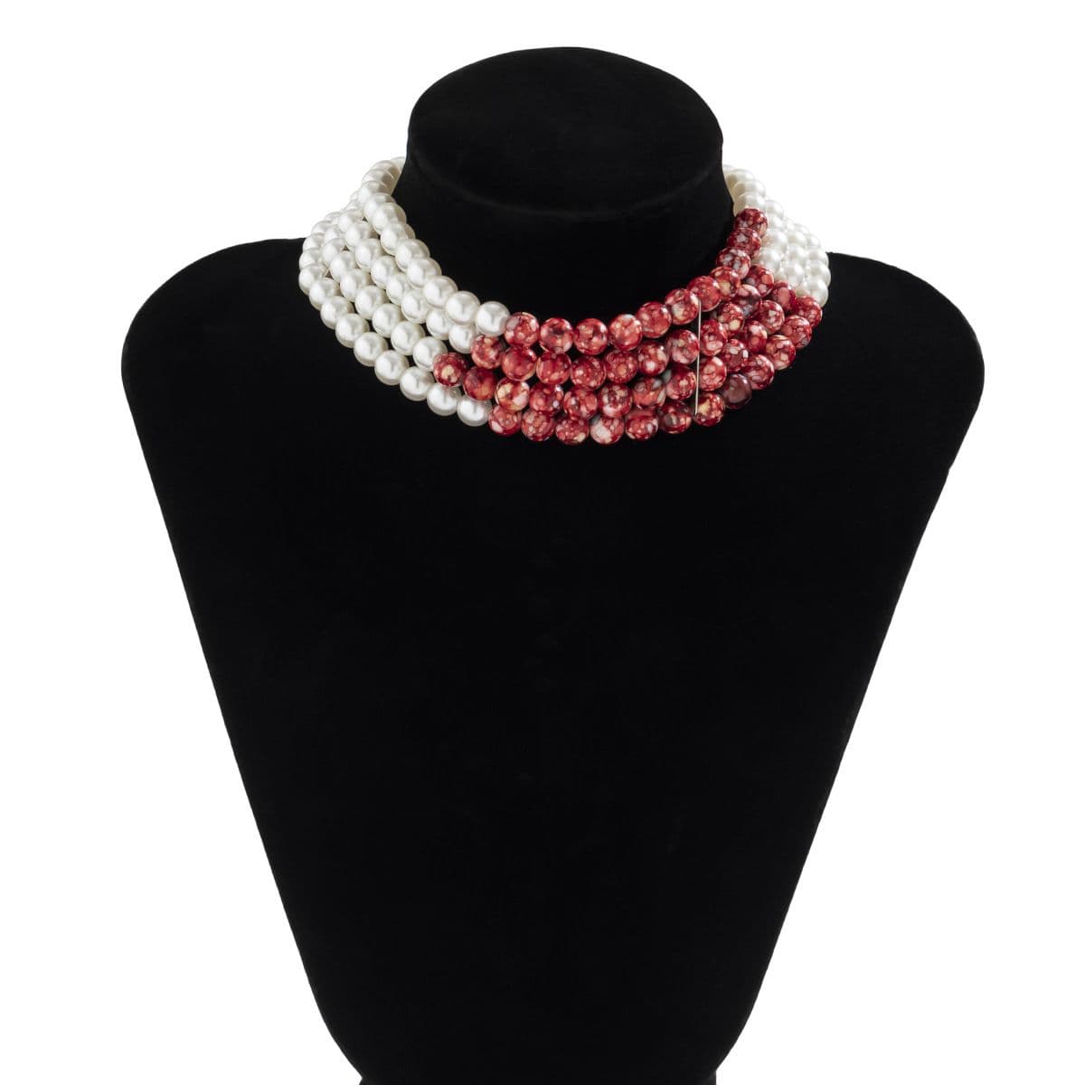 04 White K Necklace