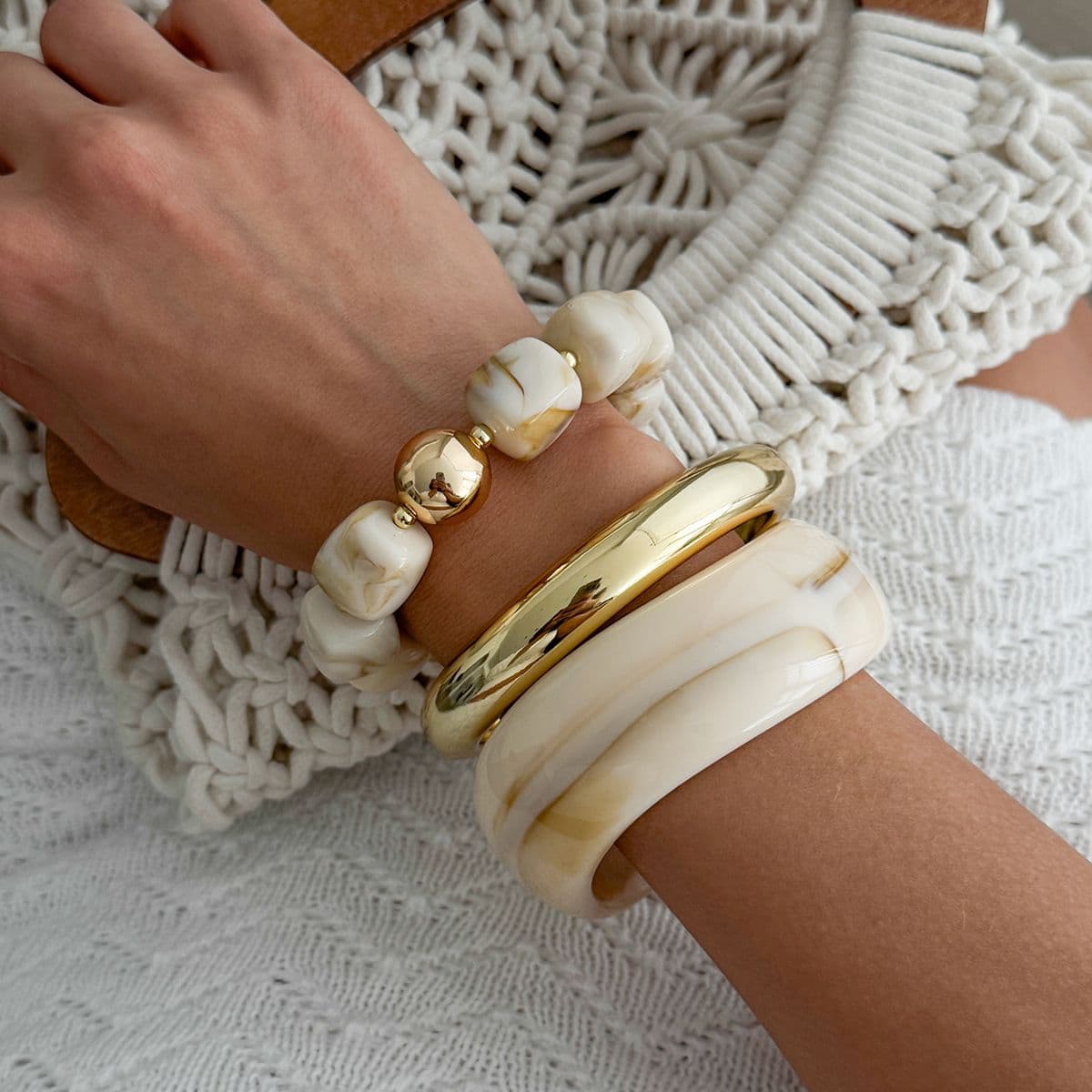 Gold + Beige