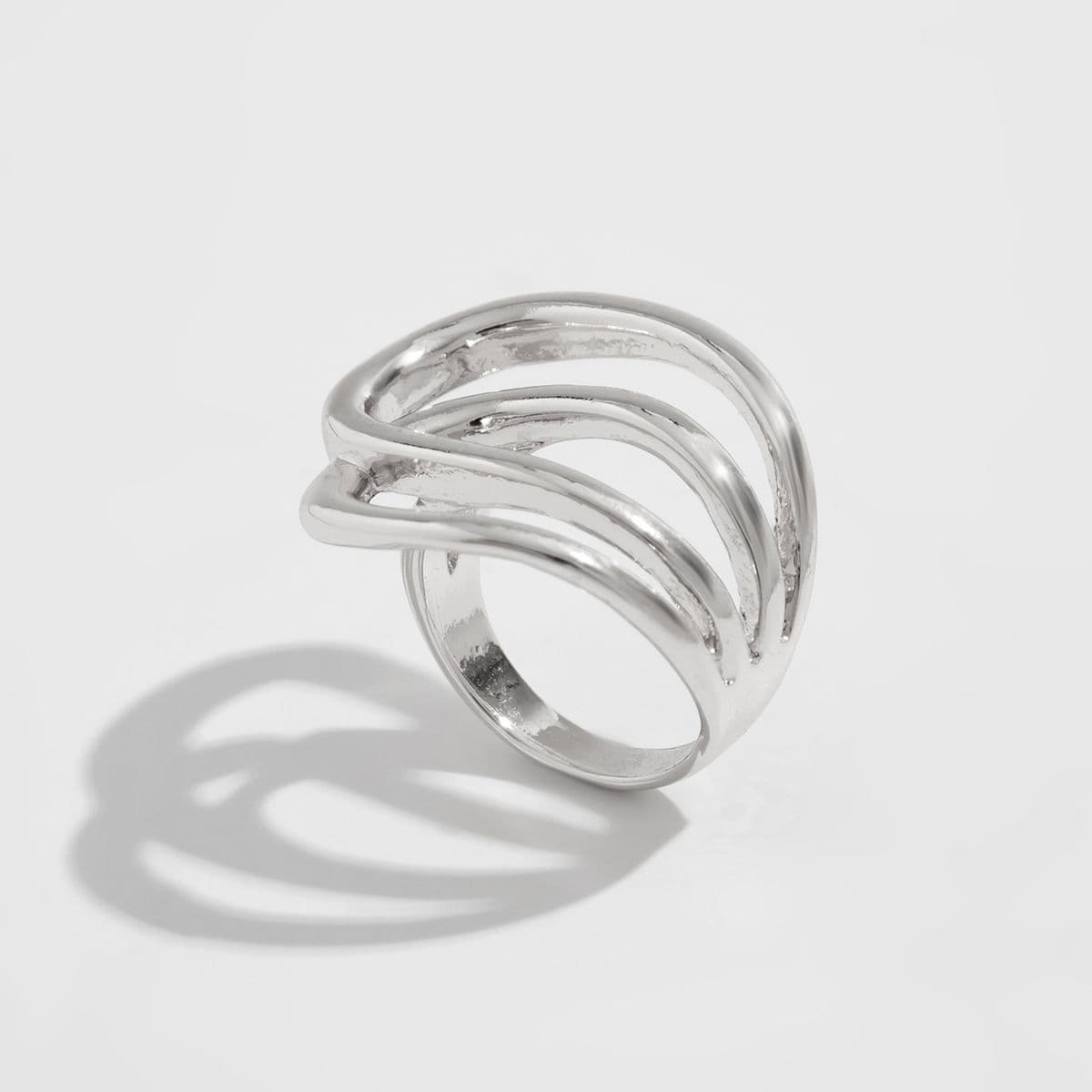 03 White K Ring