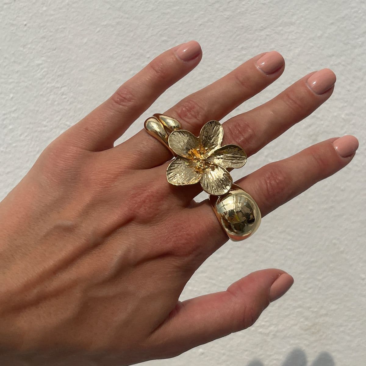 06 Light Gold Ring Set