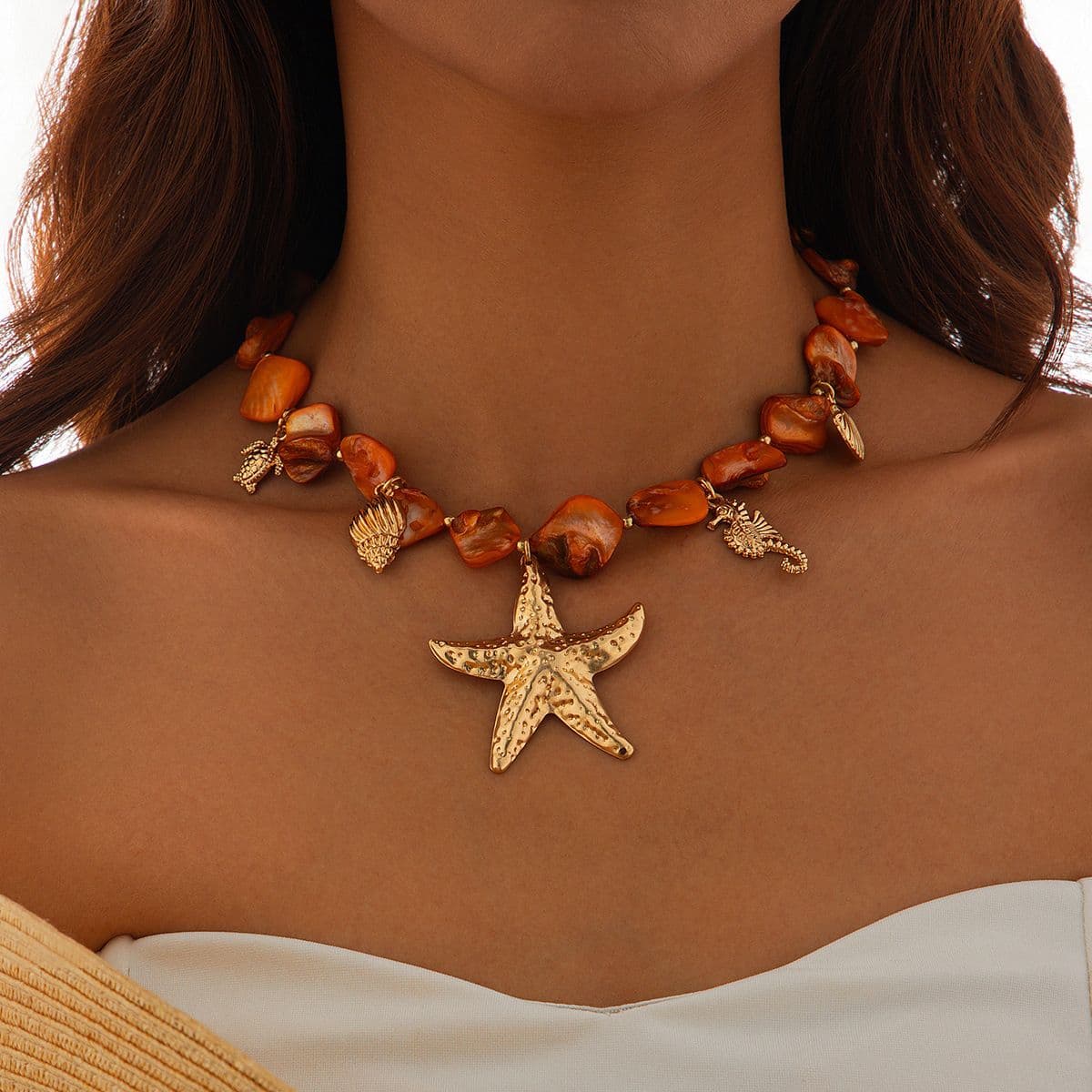 03 Orange Necklace